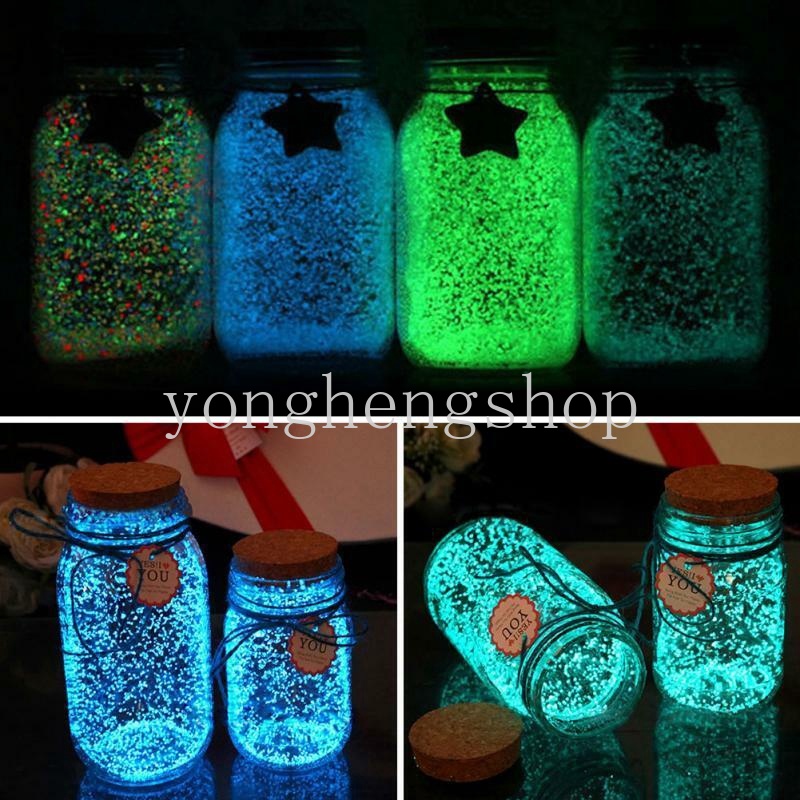 Ornamen Batu Kerikil Luminous Glow In The Dark Untuk Dekorasi Taman