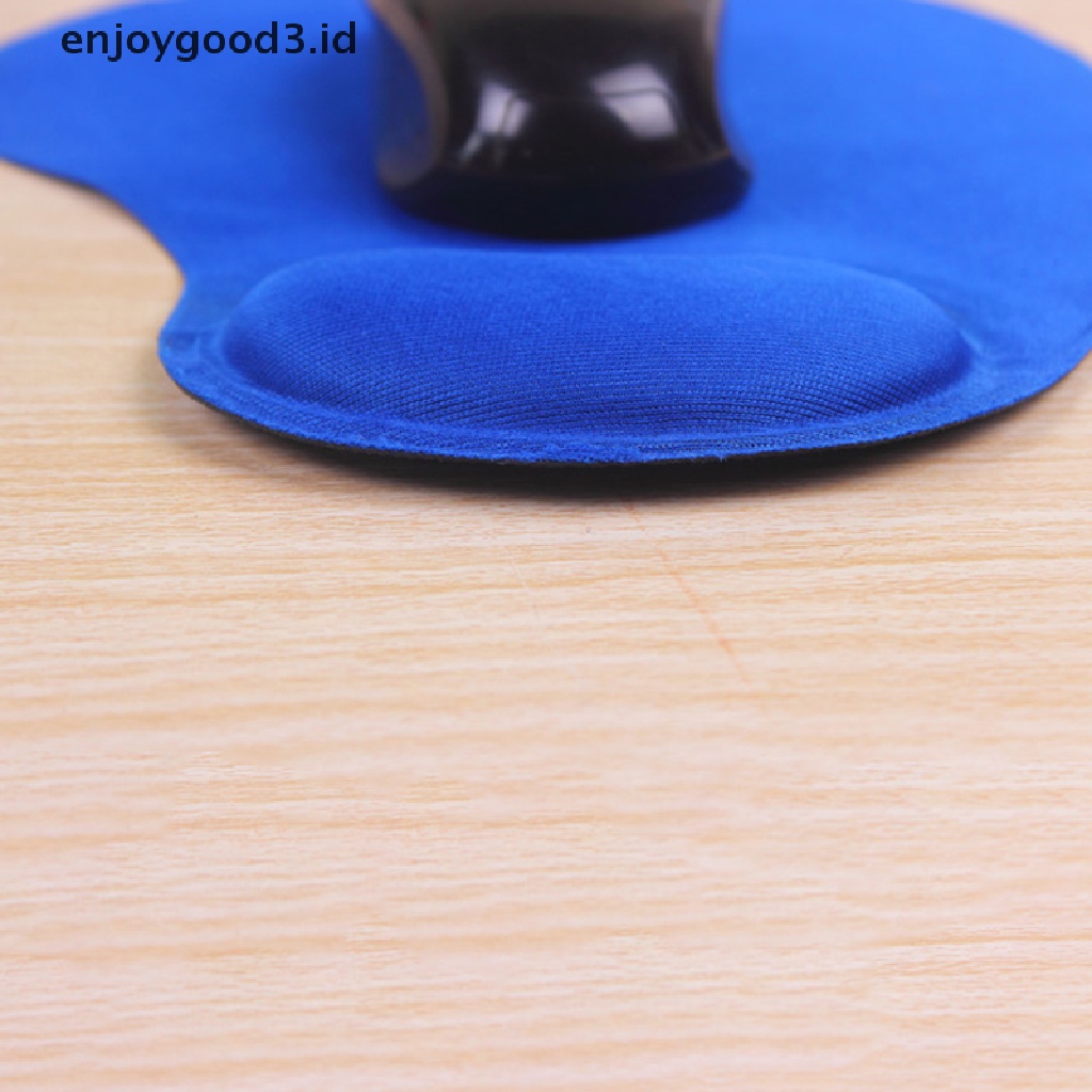 (Id) Mouse Pad Ergonomis Nyaman Anti Slip Dengan Bantalan Pergelangan Tangan Untuk Pc (Dd)