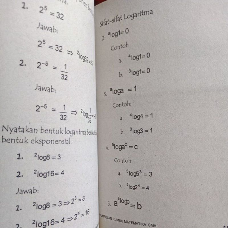 Buku Kumpulan Rumus Matematika SMA