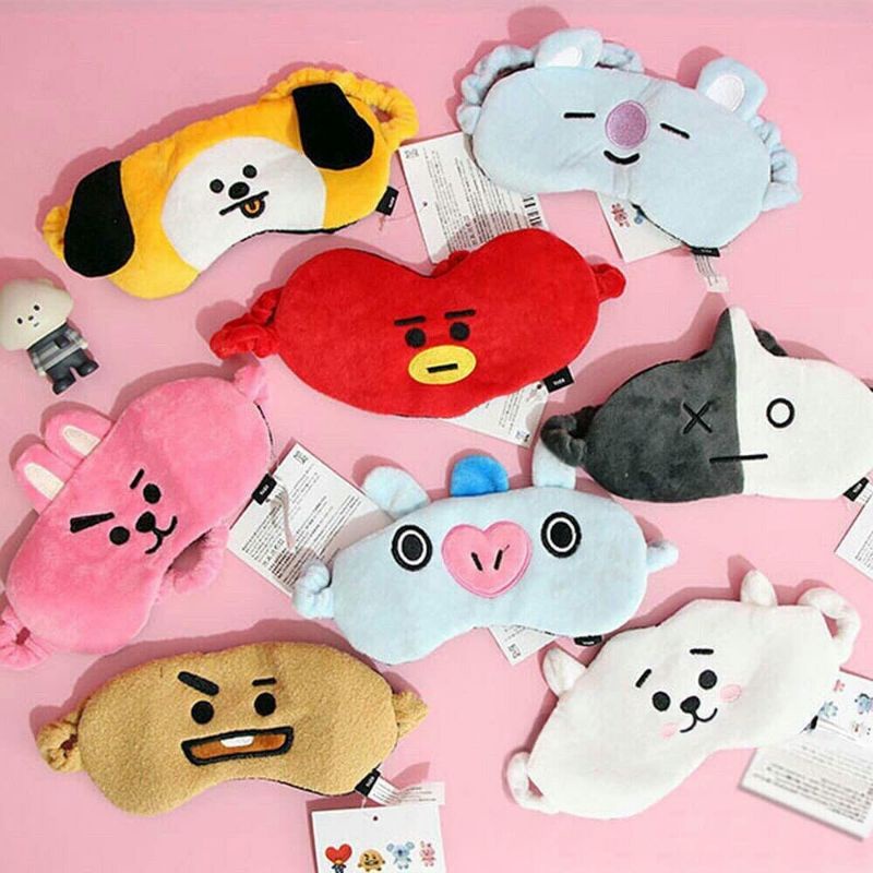 Eye Mask BT21 / Tutup mata tidur bts21 / eye mask sleep bts21 / tutup mata tidur lucu, murah