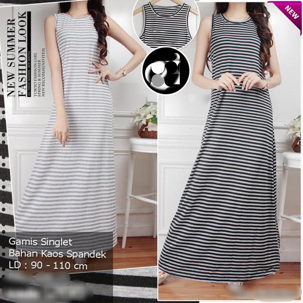 LONG DRESS SINGLET/ DRESS SALUR