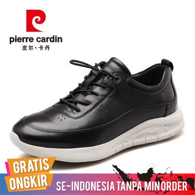 Sepatu Pria Import Kasual Pierre Cardin Original Sneakers Pria Kulit Asli Kets