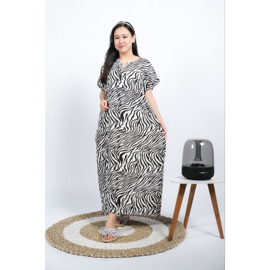 Daster busui bali habel rayon premium panjang semata kaki resleting-B33