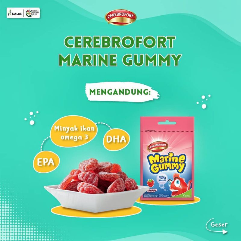 MARINE GUMMY CEREBROFORT - PERMEN VITAMIN ENAK