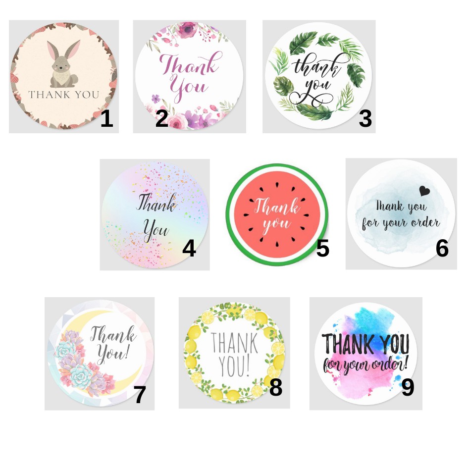 

THANK YOU CARD BULAT MURAH/HANG TAG BULAT HANGTAG MURAH