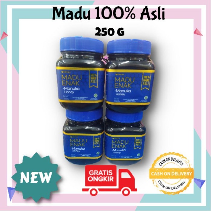 

Madu enak+manuka honey 100% madu asli 250g