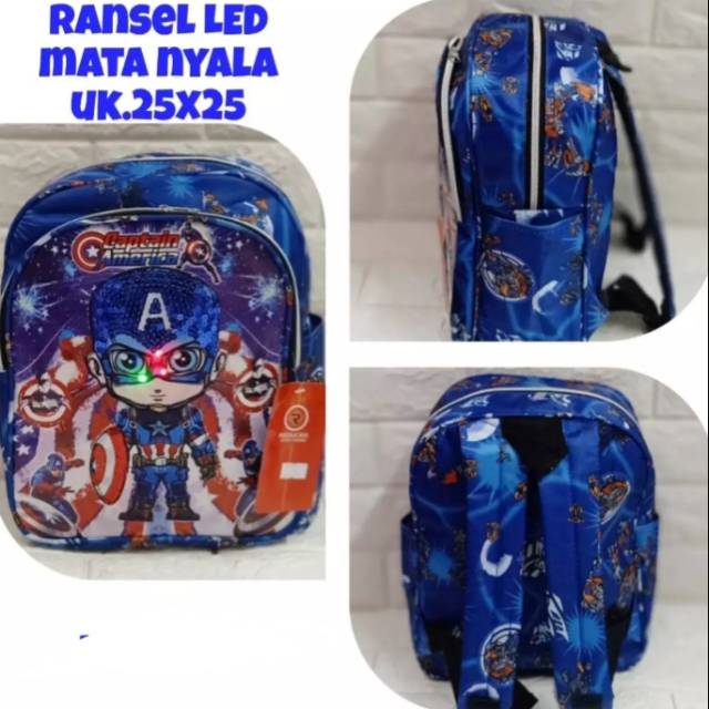 Tas captain amerika paud dan tk tas anak keren