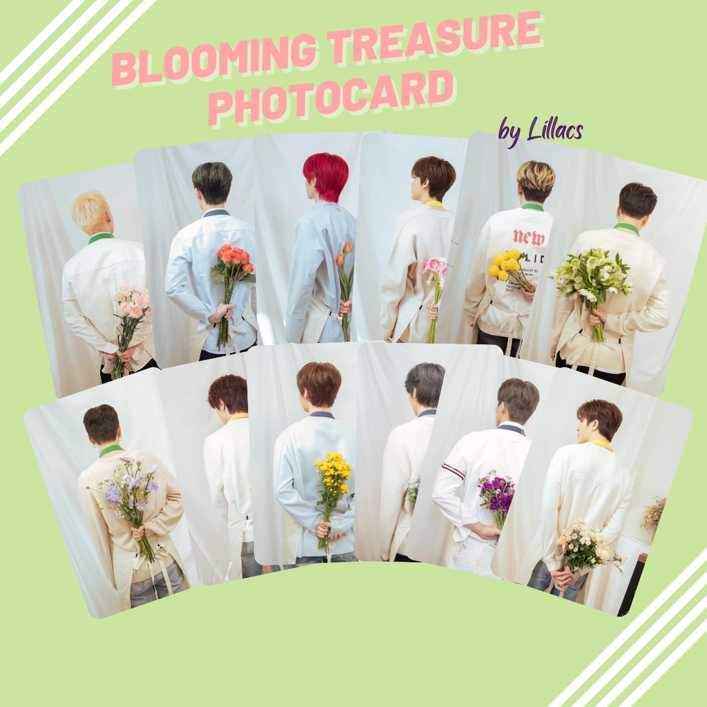 TREASURE BLOOMING PHOTOCARD UNOFFICIAL
