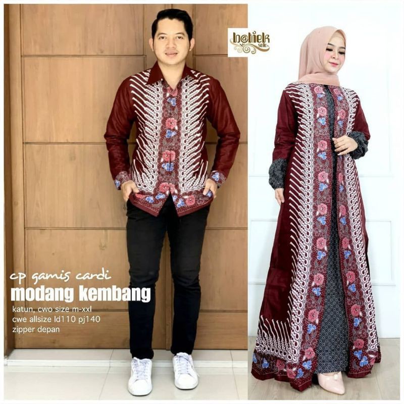 BATIK COUPLE GAMIS CARDY BATIK COUPLE KONDANGAN