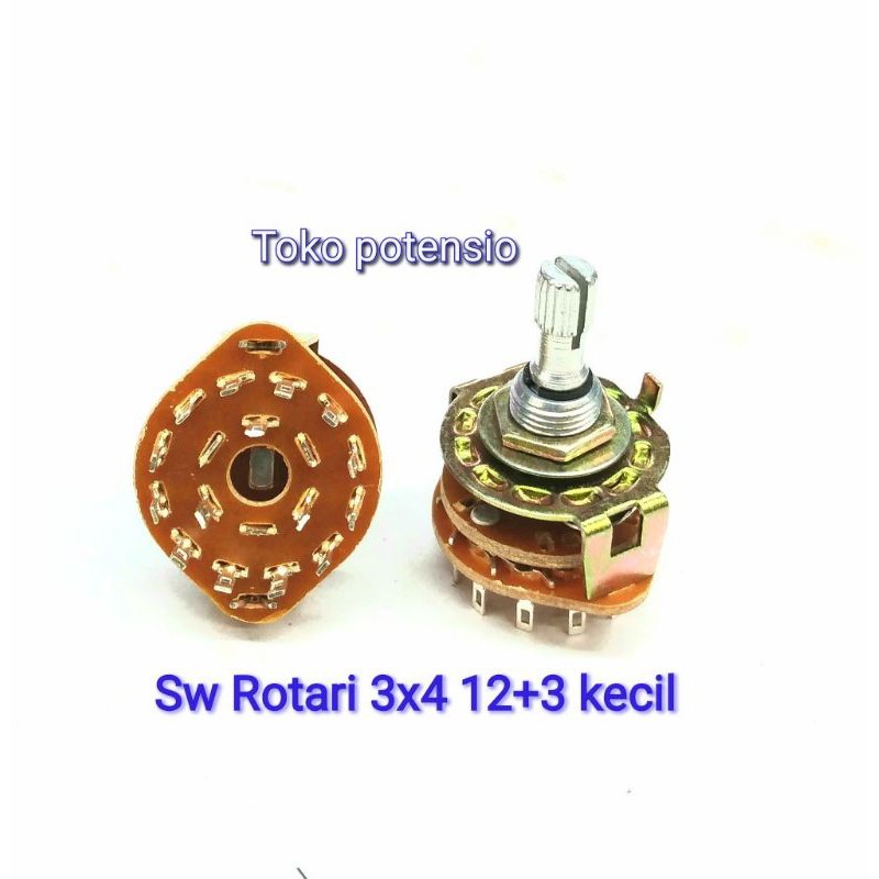 SWICTH ROTARI 3x4 KAKI 12 DAN 3