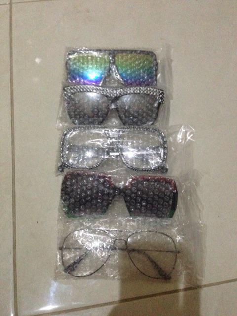 [bayar Di Tempat]kacamata Sunglass Bentuk Kotak Gaya Retro Untuk Wanita