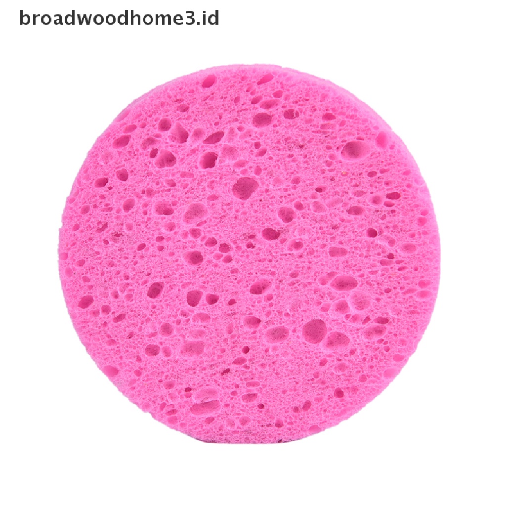 Spons Puff Bulat Bahan Serat Tanaman Alami Untuk Membersihkan Wajah