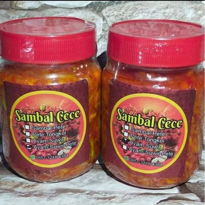 

sambal ayam suwir/botol 200ml