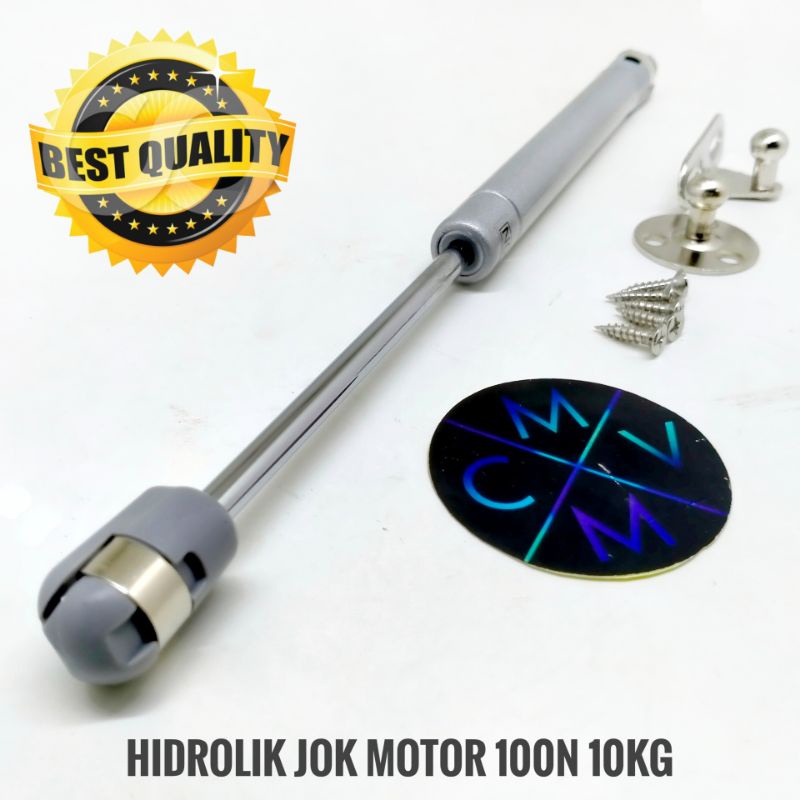 [READY STOCK] HIDROLIK PEGAS JOK MOTOR HUBEN 100N 10kg IMPORT KUALITAS A / hidrolis pegas gas spring otomatis pintu laci rak lemari dapur kitchen set tiang bagasi jok motor