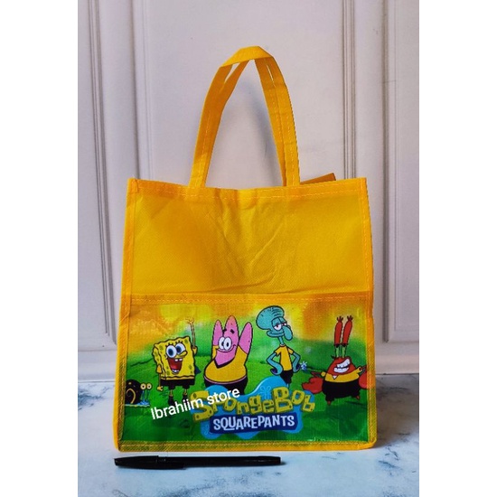 TAS ULANG TAHUN ANAK MURAH UKURAN  20x14x26 CM TAS SNACK ULANG TAHUN ANAK MURAH / TAS KFC