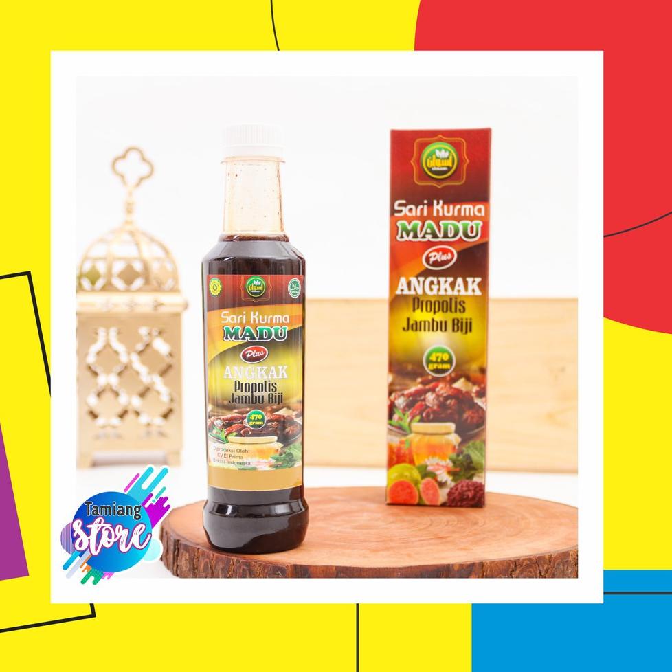 

Top Produk Sari Kurma Madu Angkak Plus Propolis Jambu Biji/ Sari Kurma Asli Original EII