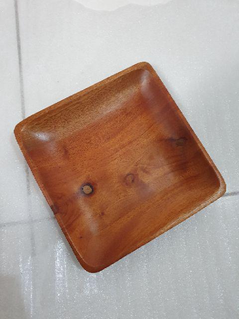 Piring Kayu Persegi 15c Oesing Craft