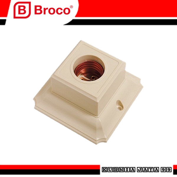 Fitting lampu Plafon Broco 1210  E27 Piting Lampu Asli