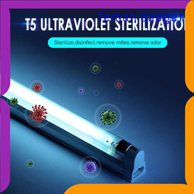 TG-DHA Lcamaw Lampu UV Ultraviolet Sterilizer Virus Bakteri 8W - SP-T5-UV