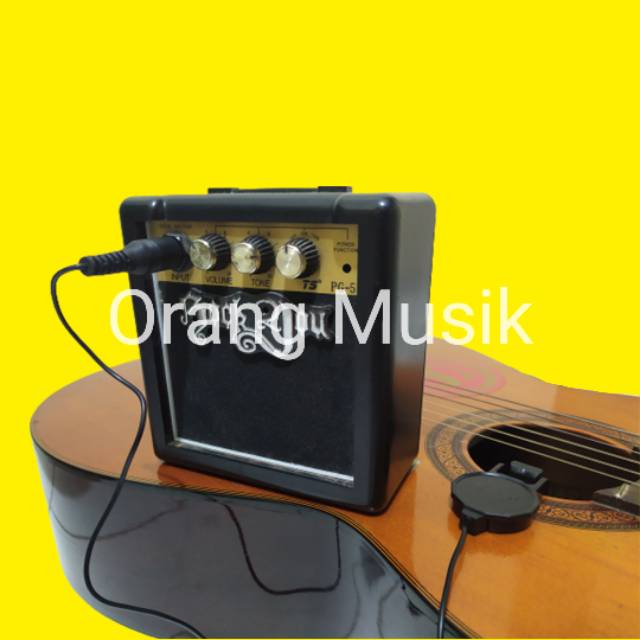 Pickup Gitar Akustik Cherub WCP-60G Import - Clip On Spul Jepit Gitar Akustik Cherub