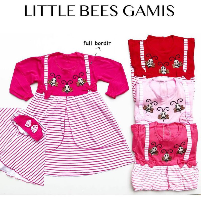 Gamis set hijab little bees Brp530