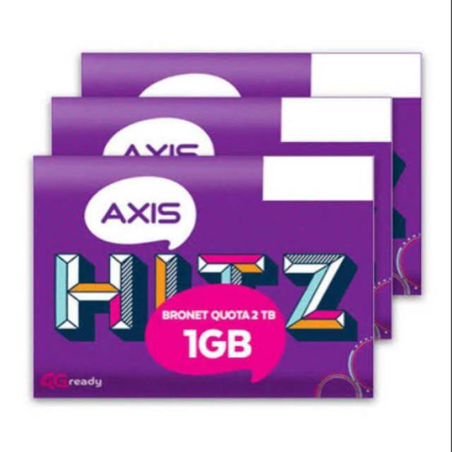 (COD)kartu paket Axis 1GB