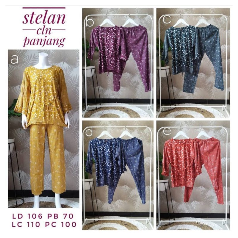 one set batik cap pekalongan