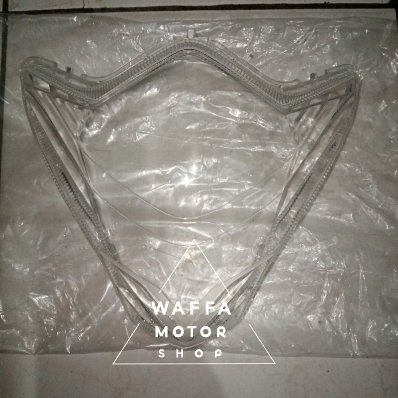 Kaca mika lampu depan satria fu FL facelift slim ori stanley