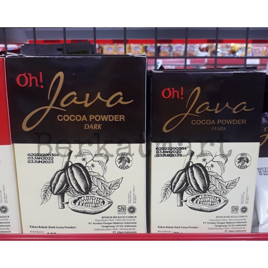 Oh! Java Cocoa Dark Powder Coklat Bubuk Premium