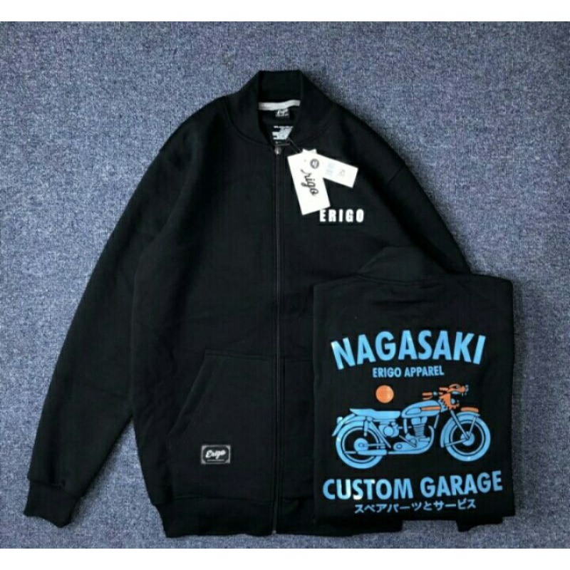 Bomber pria erigo/jaket bomber erigo/bomber terlaris