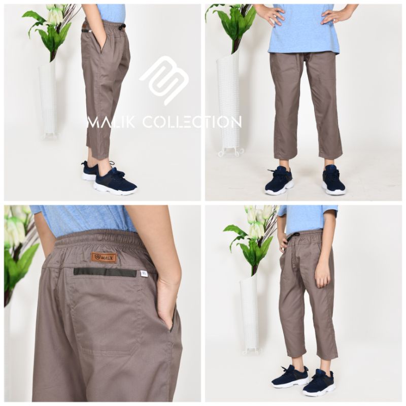 Celana Sirwal Chinos anak Remaja 4 - 18 tahun bahan drill Amerika Grade A unicorn laki laki