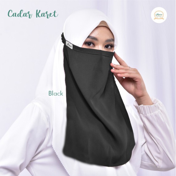 Cadar Niqab Karet Wolfis Premium Adem dan Anti Pusing by Maera Indonesia