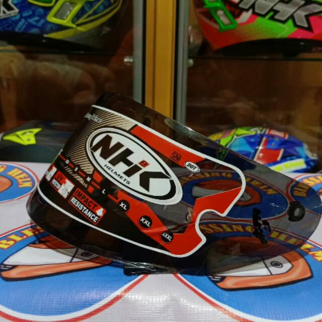 VISOR HELM FULL FACE NHK GP 1000  DAN  RX9 HELM FULL FACE