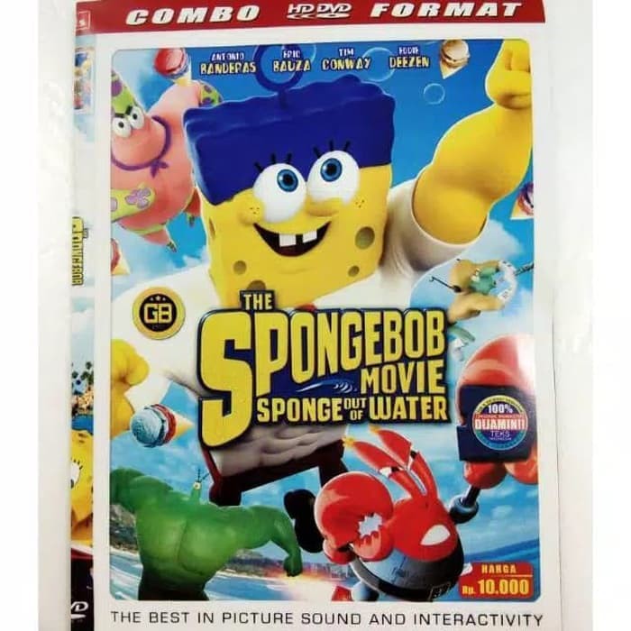 TERLARIS Film Kartun Anak - The Spongebob Movie - Sponge Out Of Water DVD TOP MEDIA