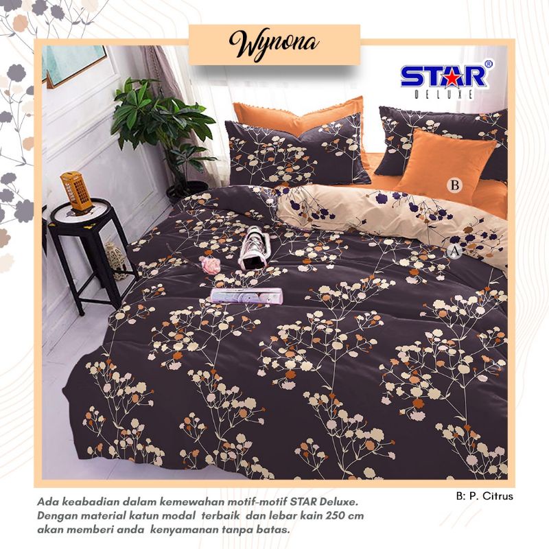 Sprei homemade katun lokal murah motif wynona