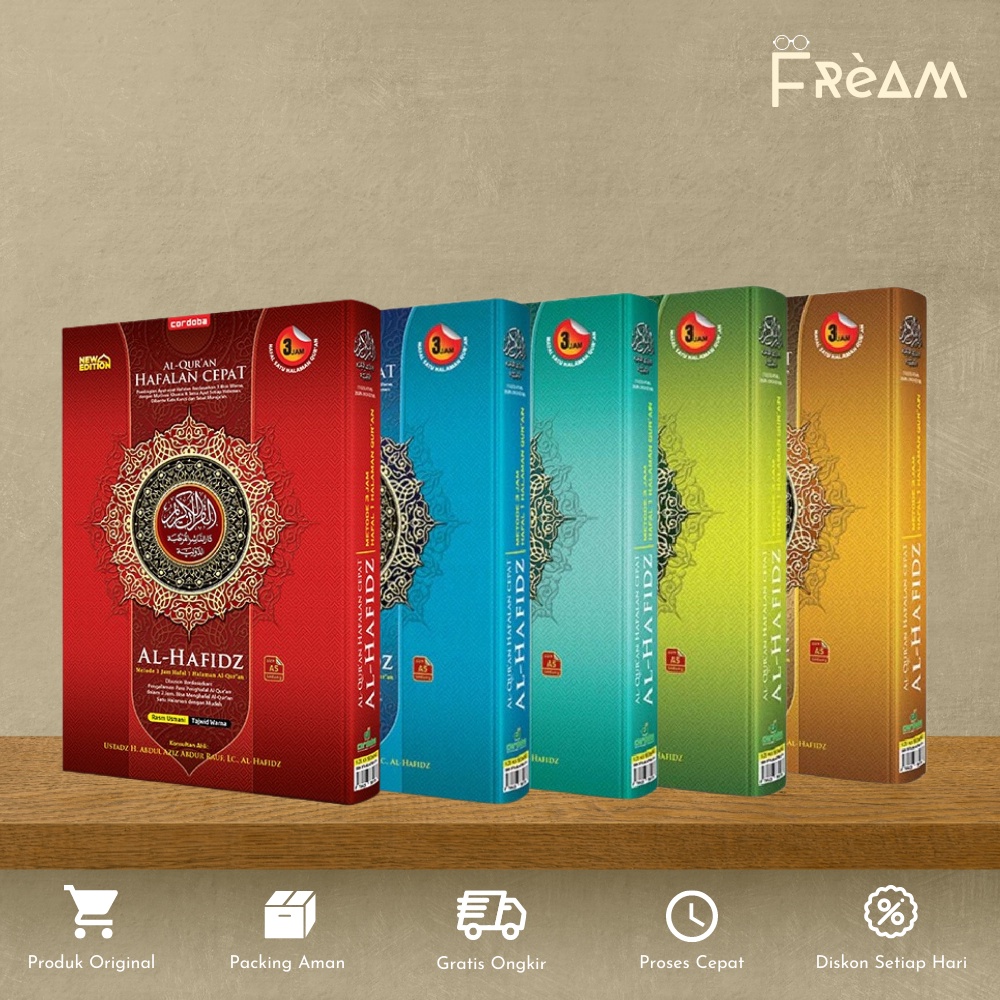 Al-Qur`an Hafalan Cordoba Al-Hafidz A5: Metode 3 Jam Hafal Al-Qur`an