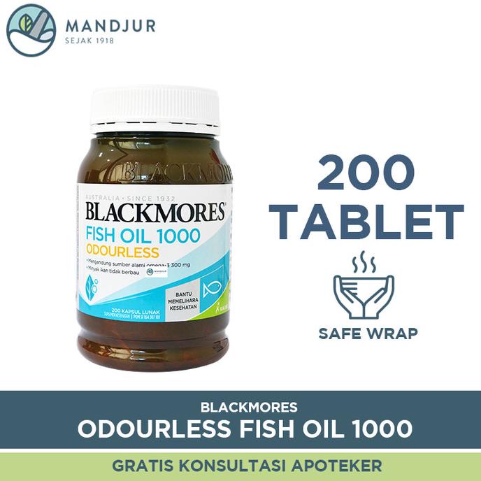 

Blackmores Odourless Fish Oil 1000 mg - Memelihara Kesehatan Jantung | Minuman
