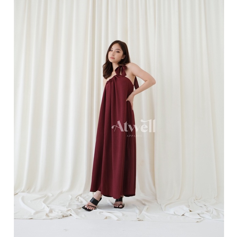 Brigitte One Shoulder Long Dress