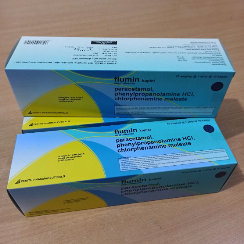 Flumin Tablet Demam Flu Pilek Hidung Tersumbat 1 box (100 Tablet)-2