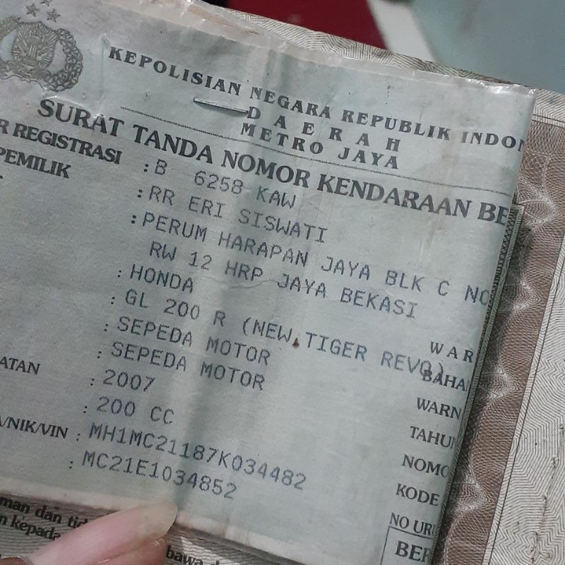 surat tiger revo