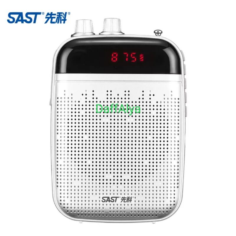 Sast K22 Professional Loudspeaker Speaker Pinggang Megaphone Toa Mic with Radio MP3 Player Digital Amplifier