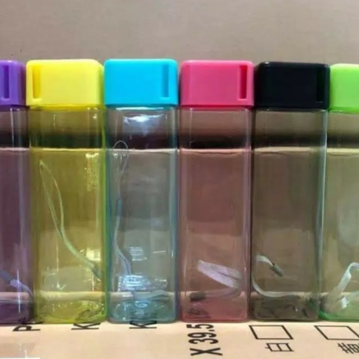 my bottle kotak polos 500 ml promosi