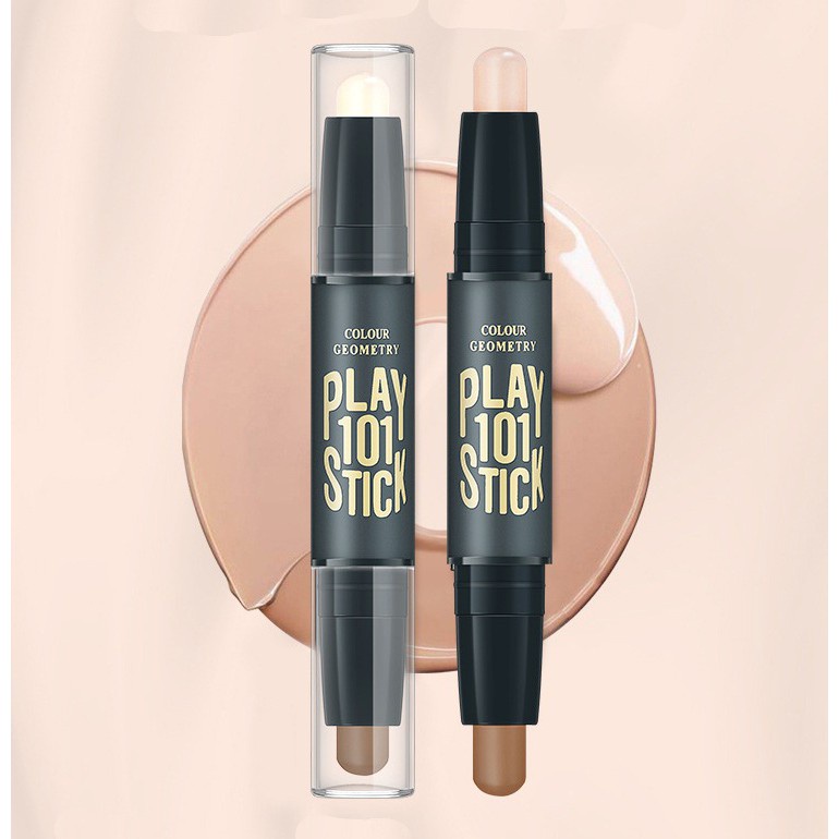 LAMEILA Play Stick Contour 109 Colour Geometry Rumah Cantik 354 Lameila Contour Stick Bronzer Highlighter Original Import Berkualitas LM-1002 / LM1002 / LM 1002