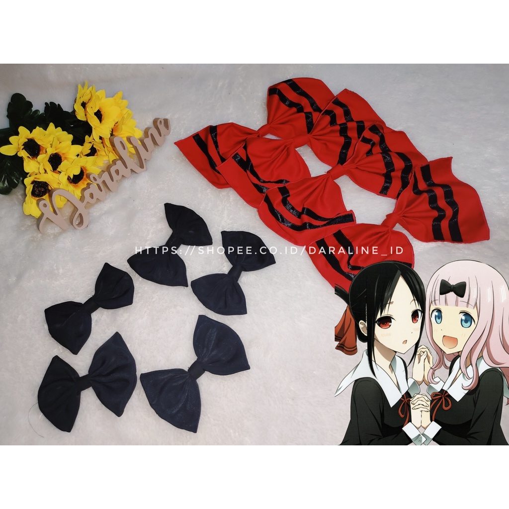 Jepit rambut Chika &amp; Kaguya Cosplay