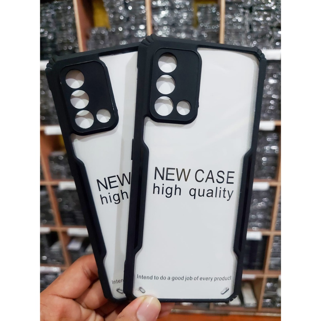 PROMO Case OPPO A95 4G Hardcase Shockproof Fusion Armor Transparant Casing Handphone