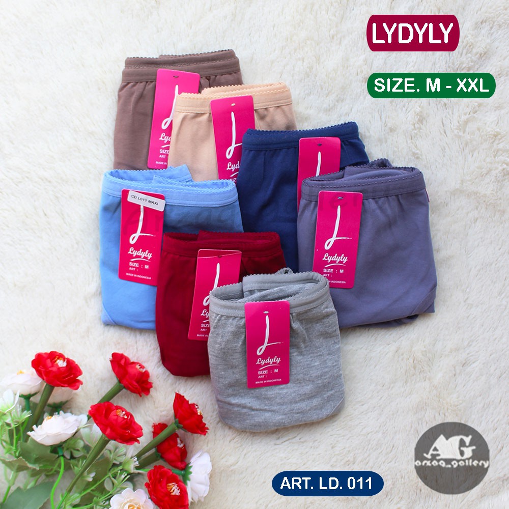 3pc -- CD LYDYLY LD 011 | Celana Dalam Wanita Dewasa Katun Lydyly 011