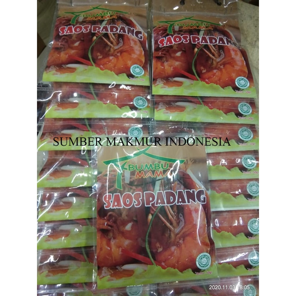 BUMBU SAOS PADANG CAP BUMBU MAMA 50 GRAM - ECERAN