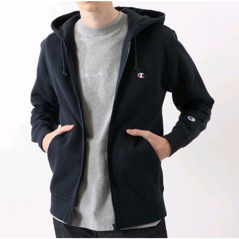 Pullover Hoodie Zipper Champion Original Japan Market