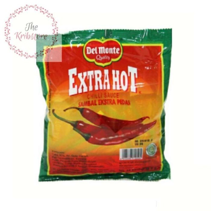 

Del Monte Extra Hot Saus Sambal Sachets isi 24 Sachet