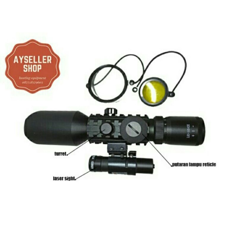 Teleskop riflescope Accurate M9